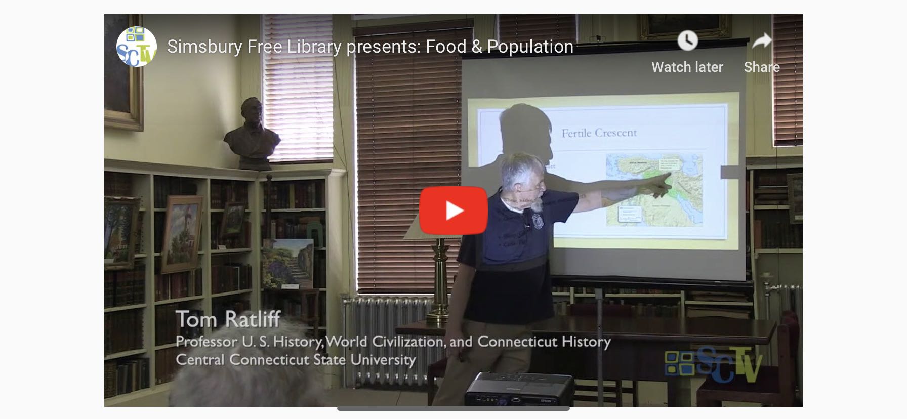 Food and Population with Tom Ratliff