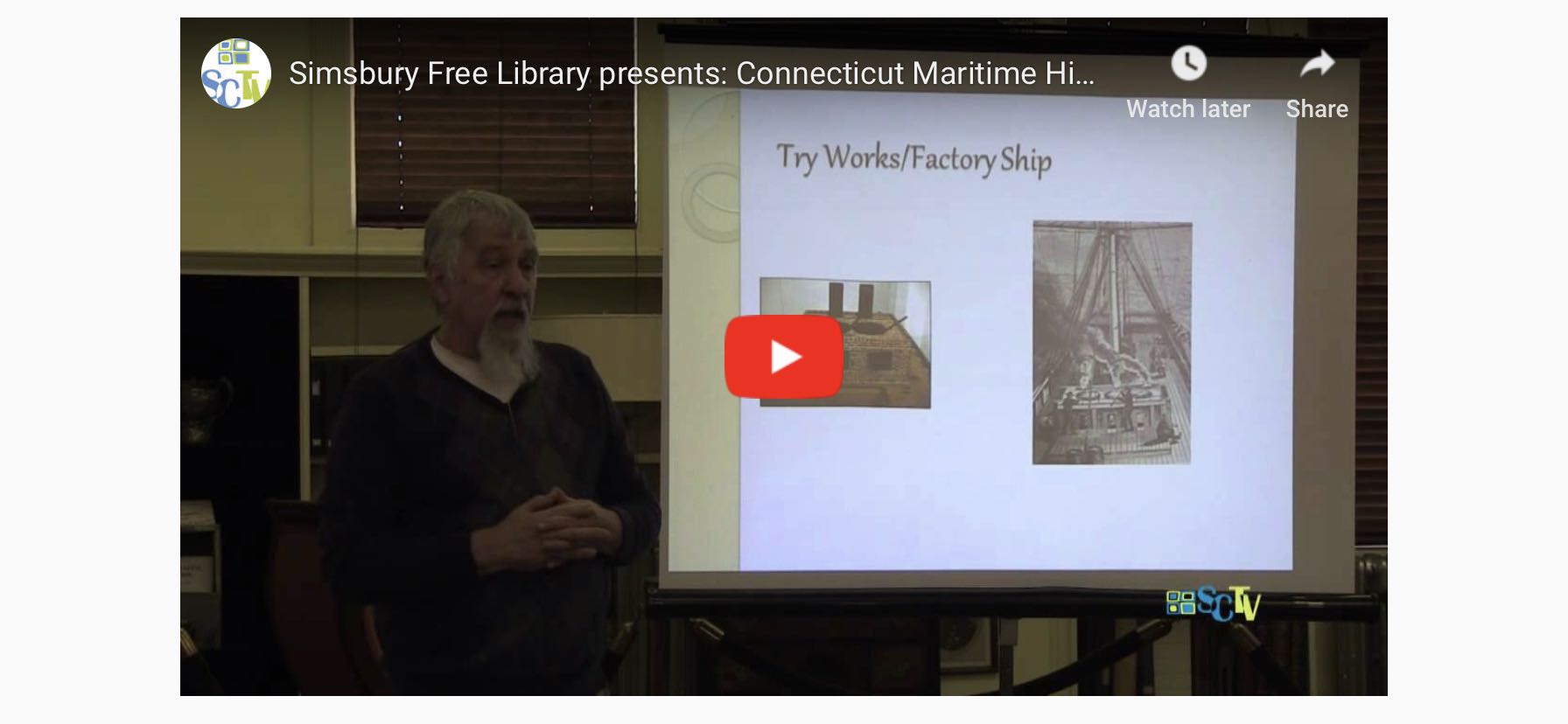 Connecticut Maritime History with Tom Ratliff